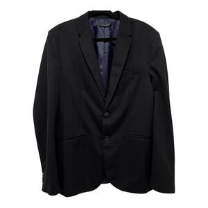 Zara Man Basic Collection Blazer XXL Classic Black, Like New, Minimalist Design